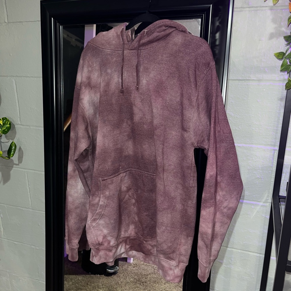 ❤️5 for $25❤️ Maroon Tie Dye Hoodie